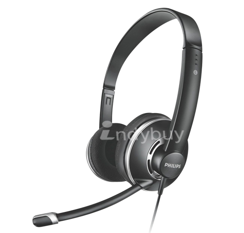 Philips Laptop On-Ear Headphone with Mic (Black)